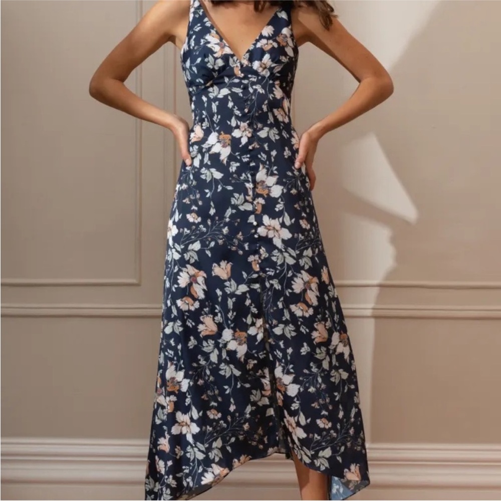 Jenny Yoo Ana Midi Dress - Luxe Satin, 8